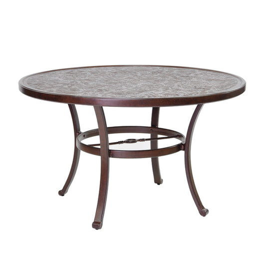 castelle 48 round vintage cast dining table