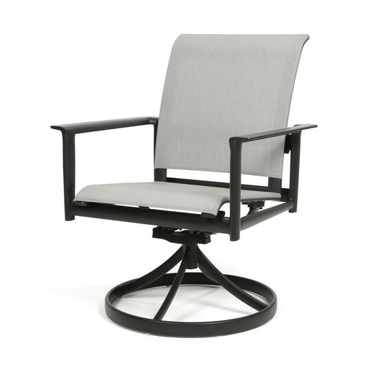 Contempo Sling Swivel Rocker Dining Chair