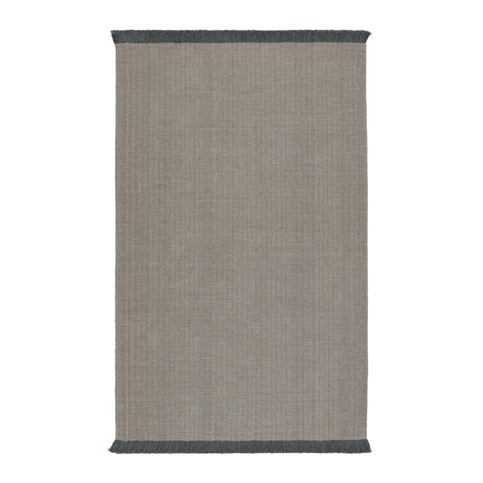 Jaipur Living Engild Solid Light Gray Dark Gray Area Rug Drezden DRE02