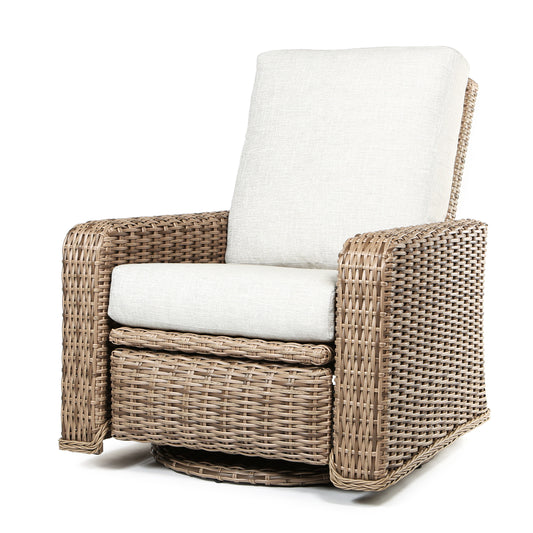 Laurent Recliner Driftwood Weave Fesco Flax Fabric