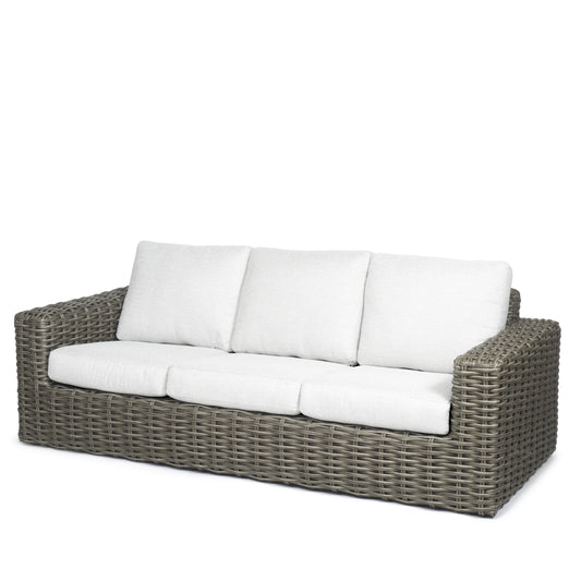 Mia Sofa Nurture Pebble Cushions Fog Weave