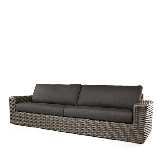 Mia XL Sofa Nurture Charcoal Cushions Fog Weave