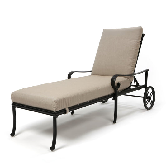 Santa Barbara Chaise Lounge Cast Ash Fabric