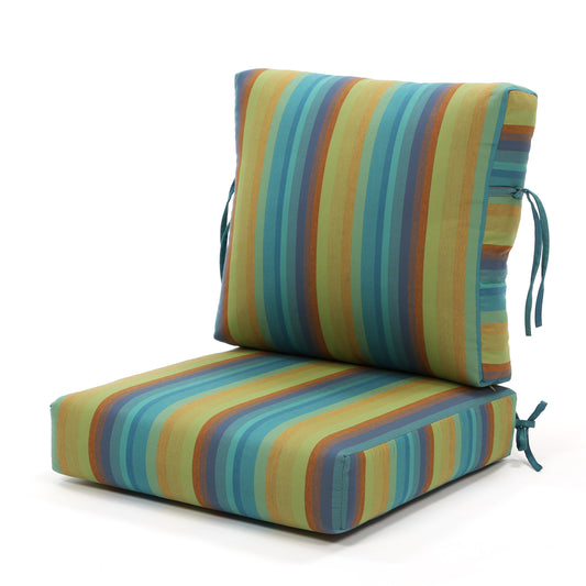 Sunbrella Deep Seating Seat and Back Cushions Astoria Lagoon