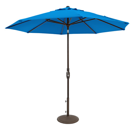 Treasure Garden 9 Foot Market Umbrella Glide Tilt Pacific Blue